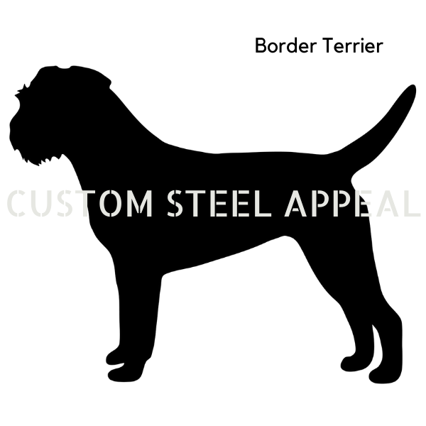 Border Terrier Shut the Gate Dog Sign