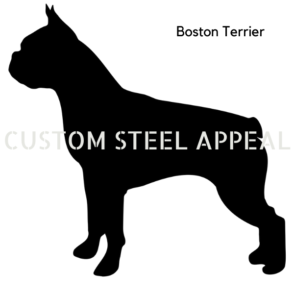 Boston Terrier Shut the Gate Dog Sign