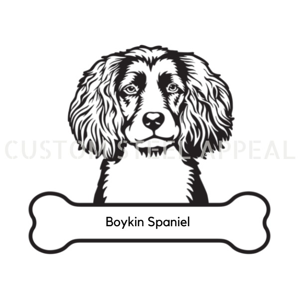 Boykin Spaniel Dog Portrait Signs