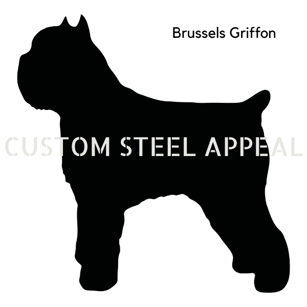 Brussels Griffon Shut the Gate Dog Sign