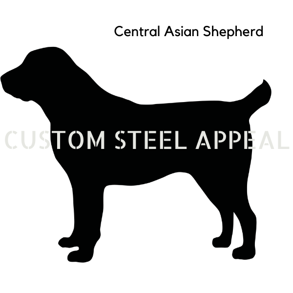 Central Asian Shepherd Shut the Gate Dog Sign