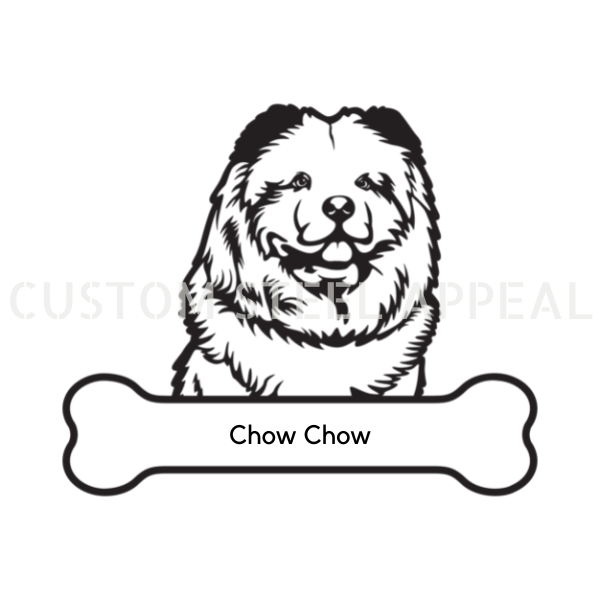 Chow Chow Dog Portrait Signs