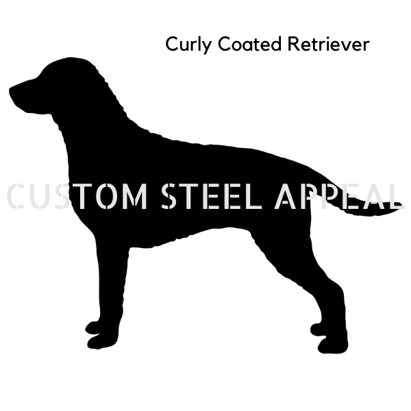 Curly Coated Retriever Shut the Gate Dog Sign