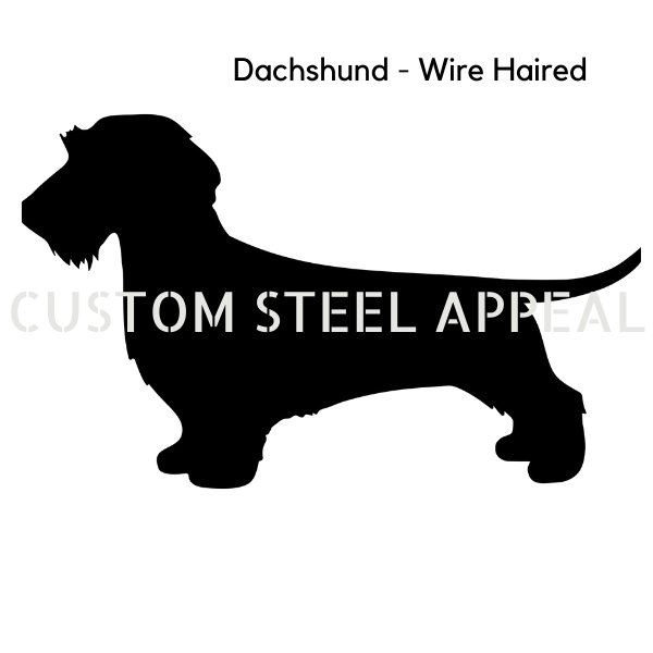 Dachshund (Wire Coat) Shut the Gate Dog Sign