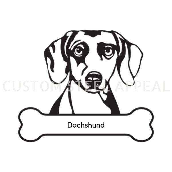 Dachshund Dog Portrait Signs