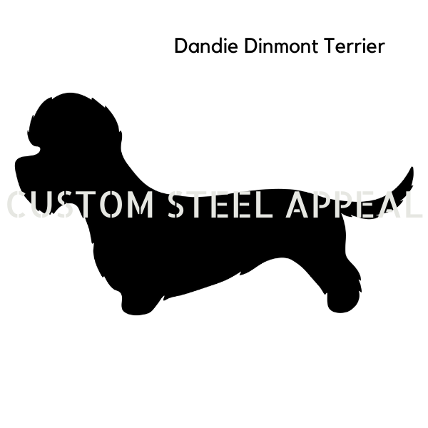 Dandie Dinmont Terrier Shut the Gate Dog Sign