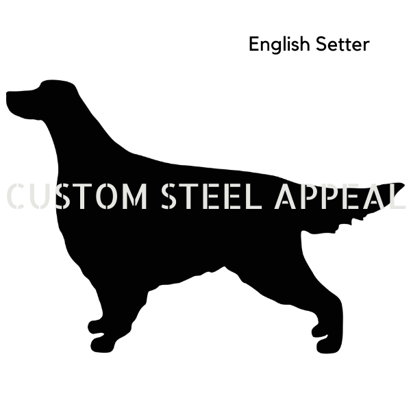 English Setter Shut the Gate Dog Sign