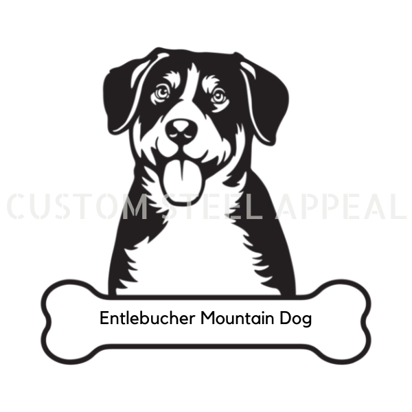 Entlebucher Mountain Dog Portrait Signs