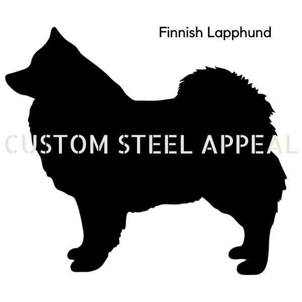 Finnish Lapphund Shut the Gate Dog Sign