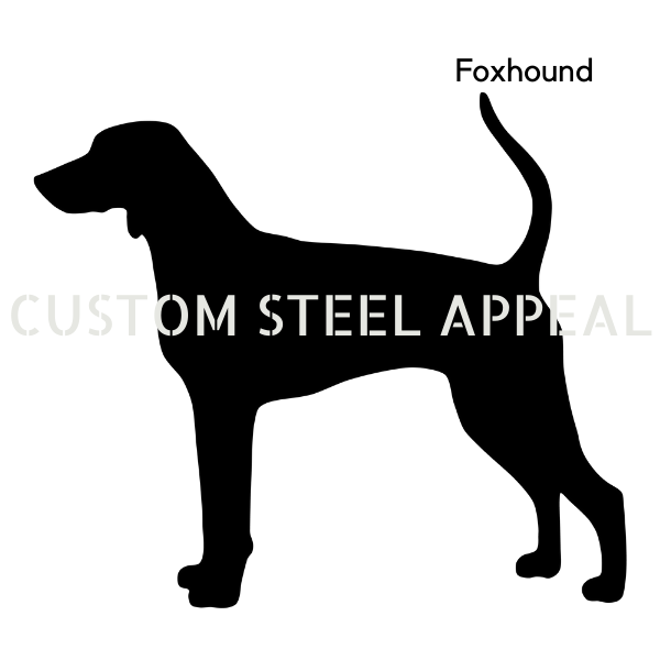 Foxhound Shut the Gate Dog Sign