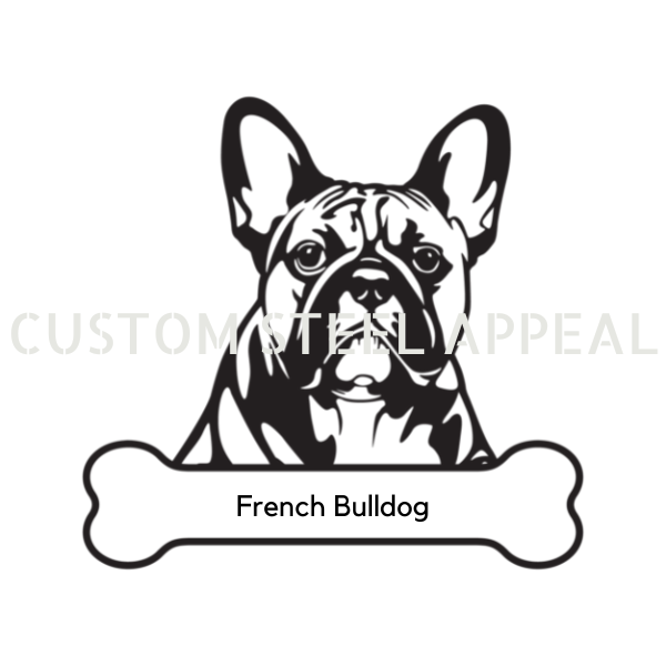 French Bulldog Dog Portrait Signs