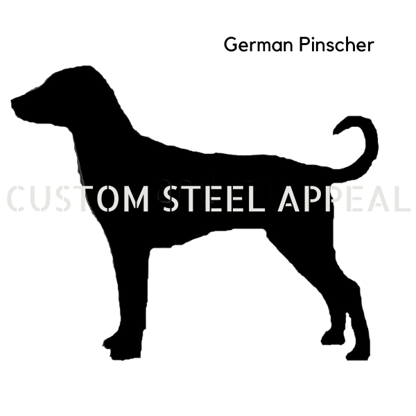 German Pinscher Shut the Gate Dog Sign