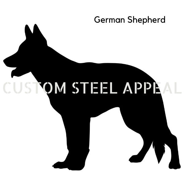 German Shepherd Shut the Gate Dog Sign