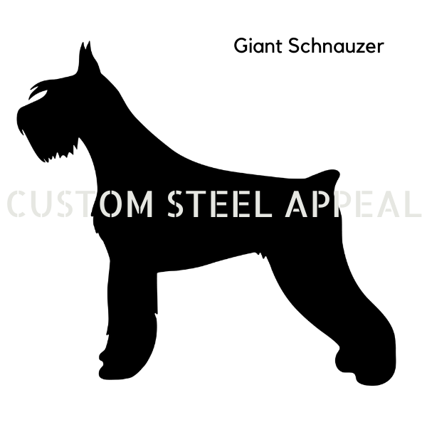 Giant Schnauzer Shut the Gate Dog Sign