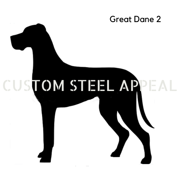 Great Dane (Natural Ears) Shut the Gate Dog Sign