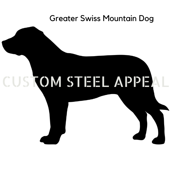 Greater Swiss Mountain Dog Shut the Gate Sign