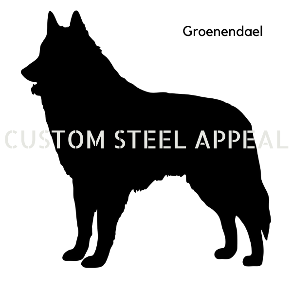 Groenendael Shut the Gate Dog Sign