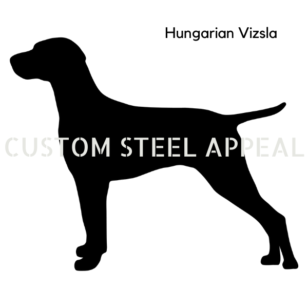 Hungarian Vizsla Shut the Gate Dog Sign