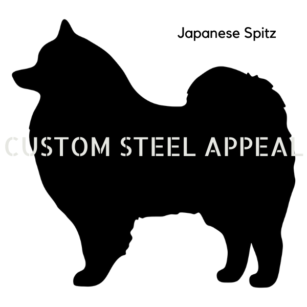 Japanese Spitz Shut the Gate Dog Sign