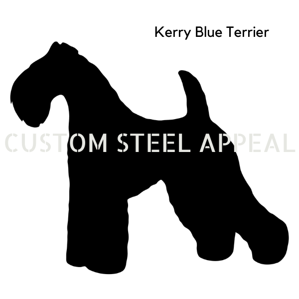 Kerry Blue Terrier Shut the Gate Dog Sign