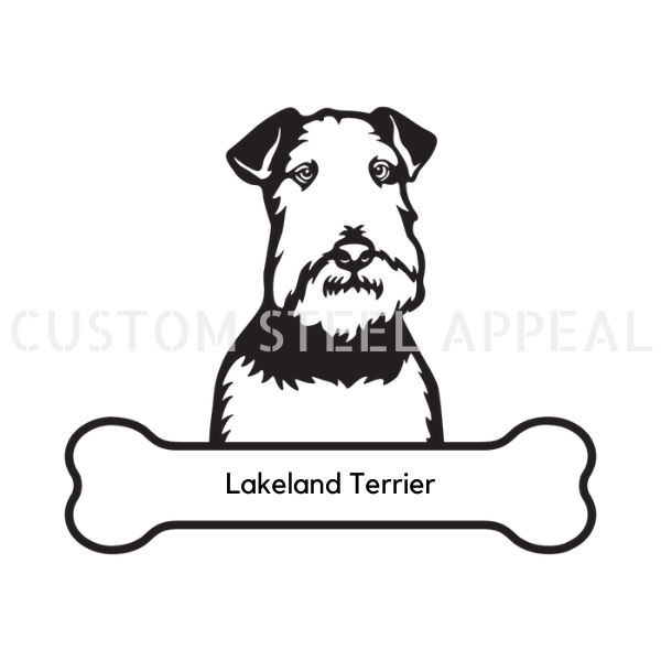 Lakeland Terrier Dog Portrait Signs