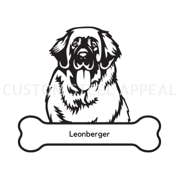 Leonberger Dog Portrait Signs