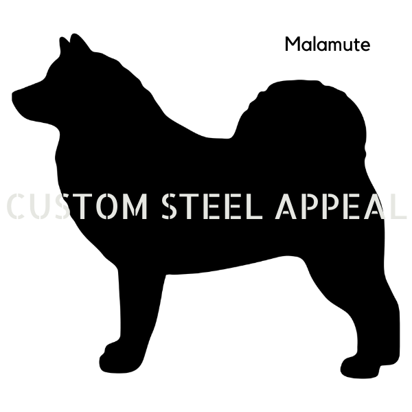 Malamute Shut the Gate Dog Sign