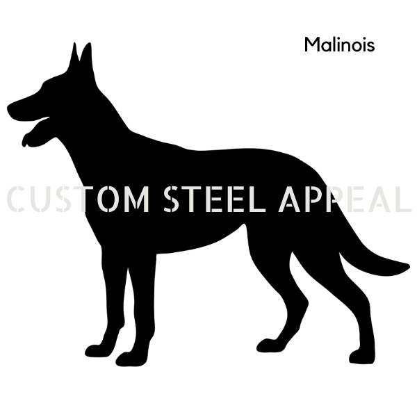 Malinois Shut the Gate Dog Sign