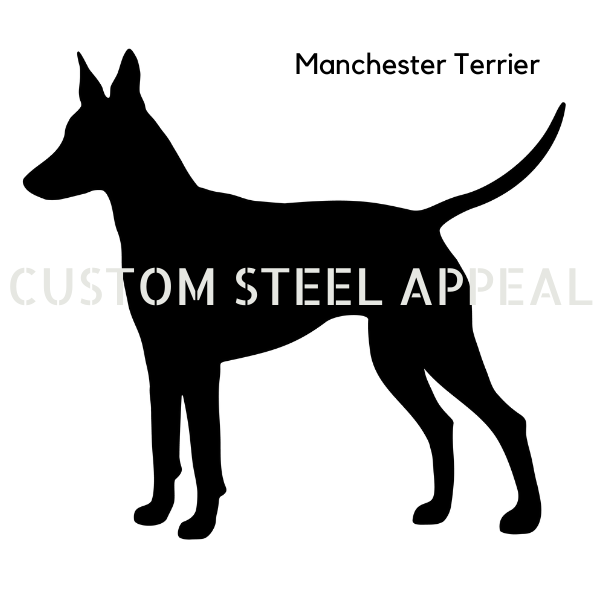 Manchester Terrier Shut the Gate Dog Sign