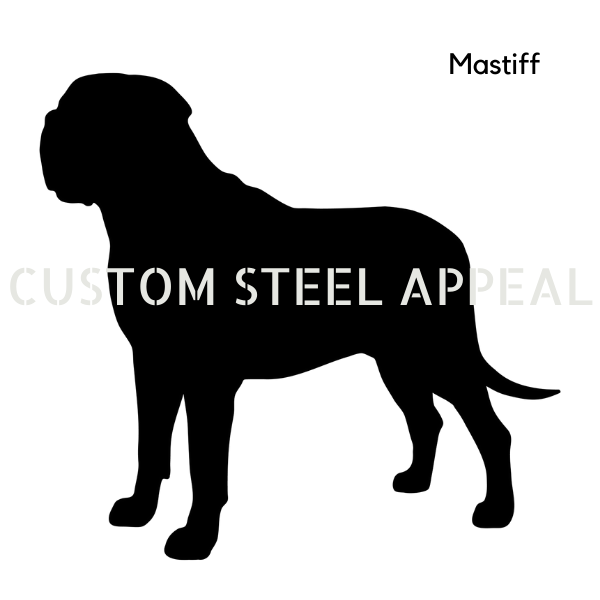 Mastiff Shut the Gate Dog Sign