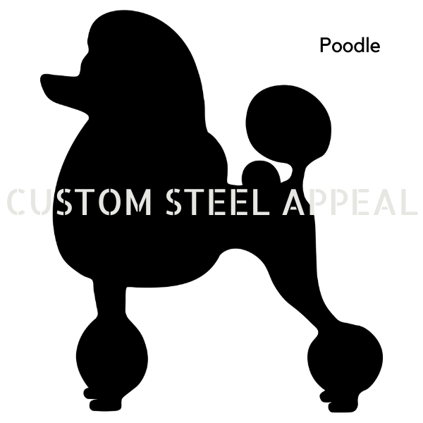 Poodle Pet Dog Memorial