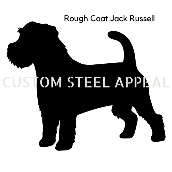 Jack Russell (Rough Coat) Shut the Gate Dog Sign