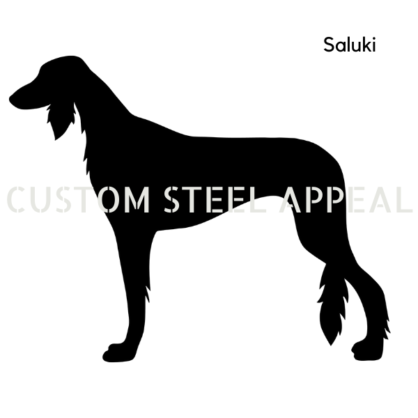 Saluki Shut the Gate Dog Sign