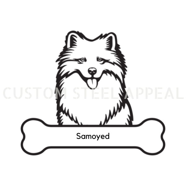 Samoyed Dog Portrait Signs