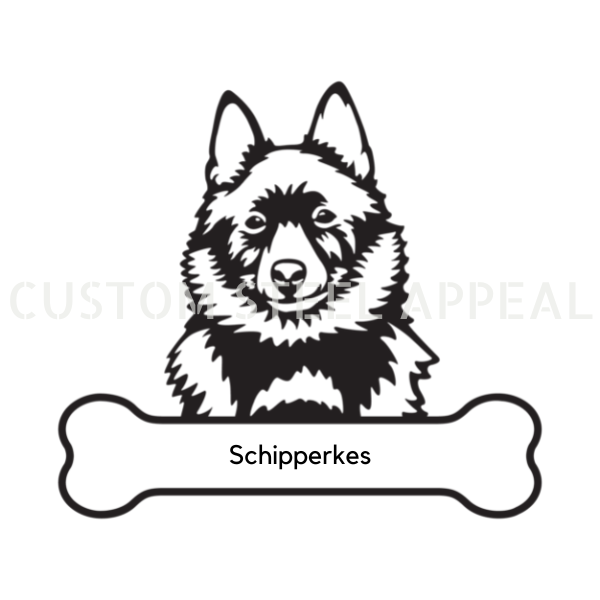 Schipperkes Dog Portrait Signs