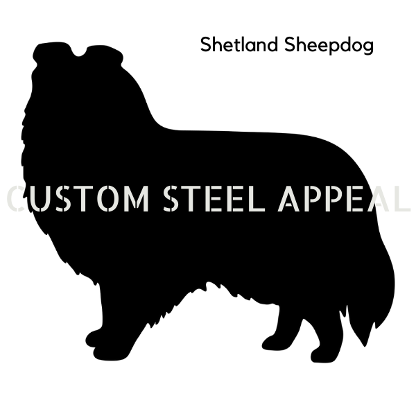 Shetland Sheepdog Shut the Gate Dog Sign