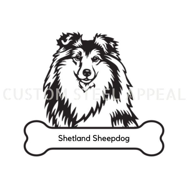 Shetland Sheepdog Dog Portrait Signs