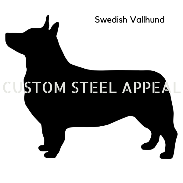 Swedish Vallhund Shut the Gate Dog Sign