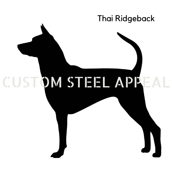 Thai Ridgeback Shut the Gate Dog Sign