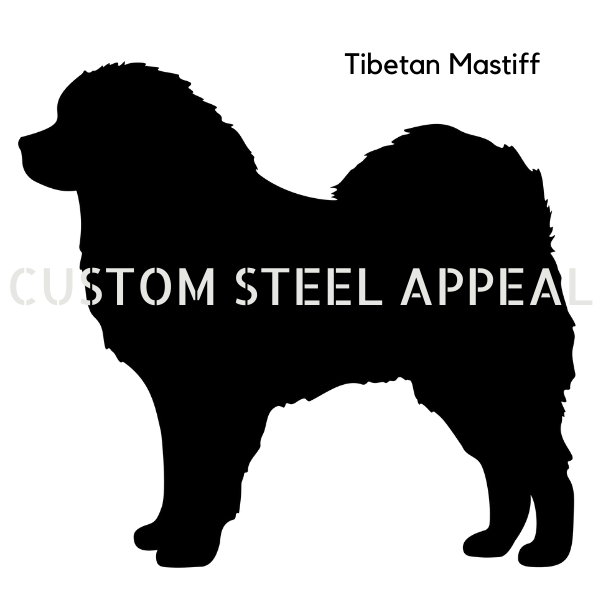 Tibetan Mastiff Shut the Gate Dog Sign