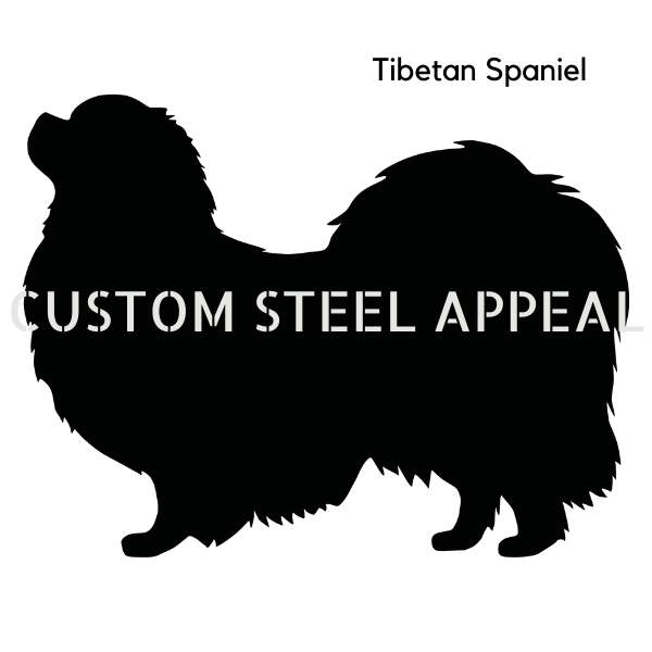 Tibetan Spaniel Shut the Gate Dog Sign