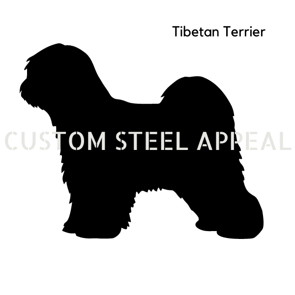 Tibetan Terrier Shut the Gate Dog Sign