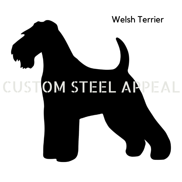 Welsh Terrier Shut the Gate Dog Sign