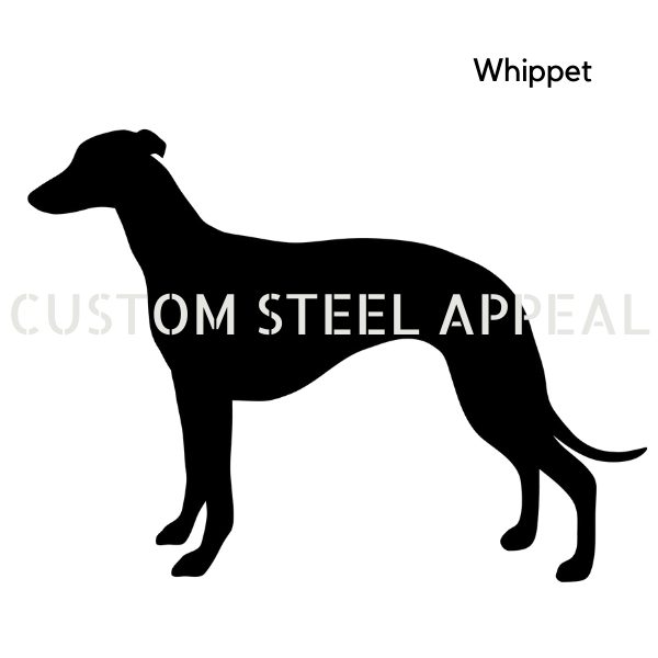 Whippet Shut the Gate Dog Sign