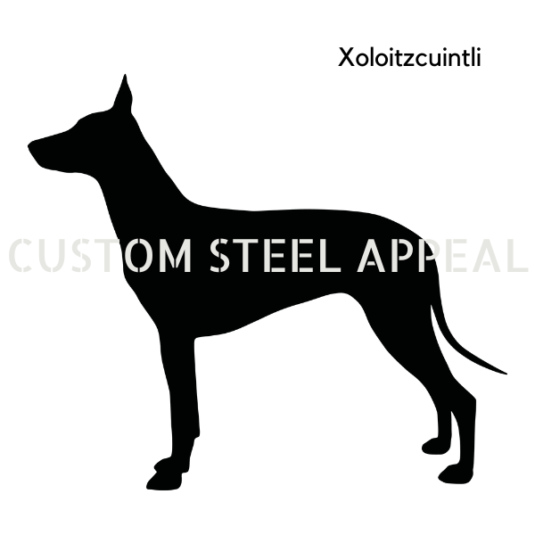 Xoloitzcuintli Shut the Gate Dog Sign