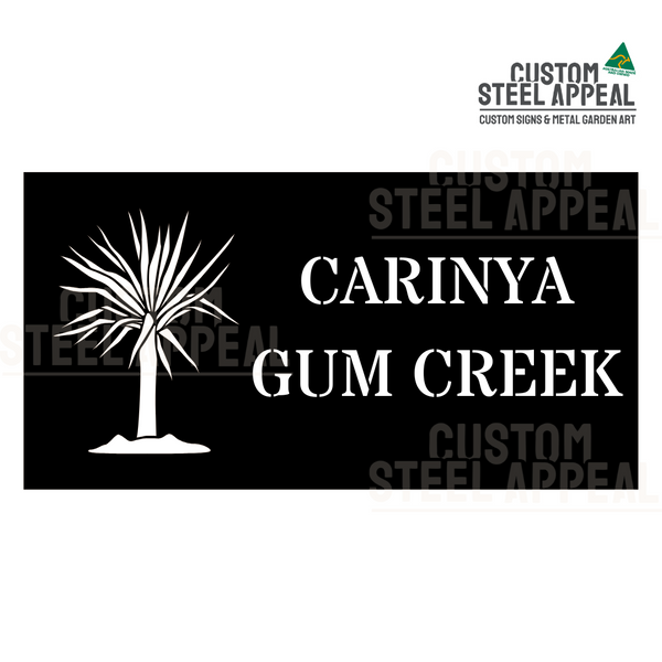 Yucca Plant Property Sign